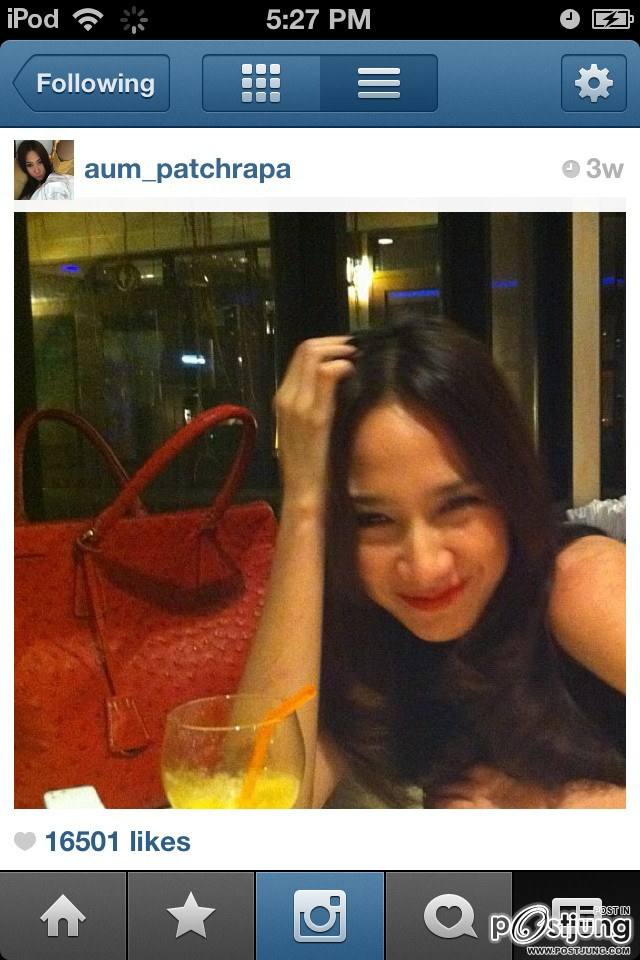 อั้ม พัชราภา Instagram สวยเก๋เป๊ะเริ่ด