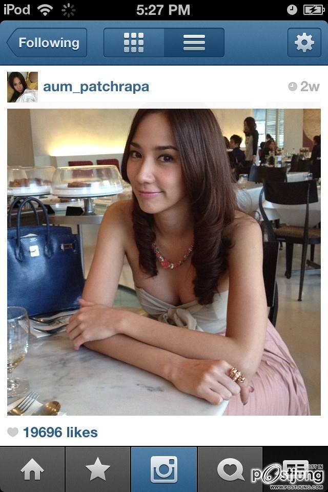 อั้ม พัชราภา Instagram สวยเก๋เป๊ะเริ่ด