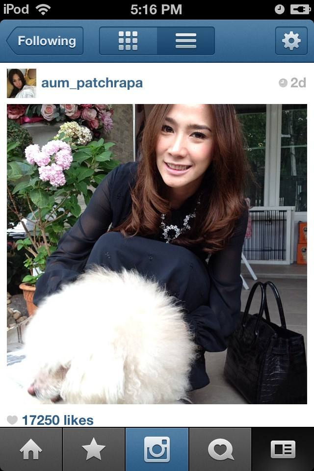 อั้ม พัชราภา Instagram สวยเก๋เป๊ะเริ่ด