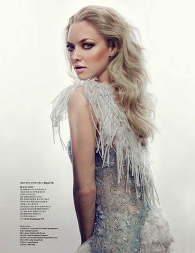 W KOREA: AMANDA SEYFRIED IN "RADIANCE BECOMES YOU" BY PHOTOGRAPHER DAVID SLIJPER