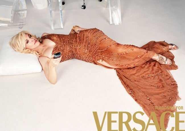 WE ♥ VERSACE: MADONNA FOR VERSACE SPRING 2005 BY PHOTOGRAPHER MARIO TESTINO