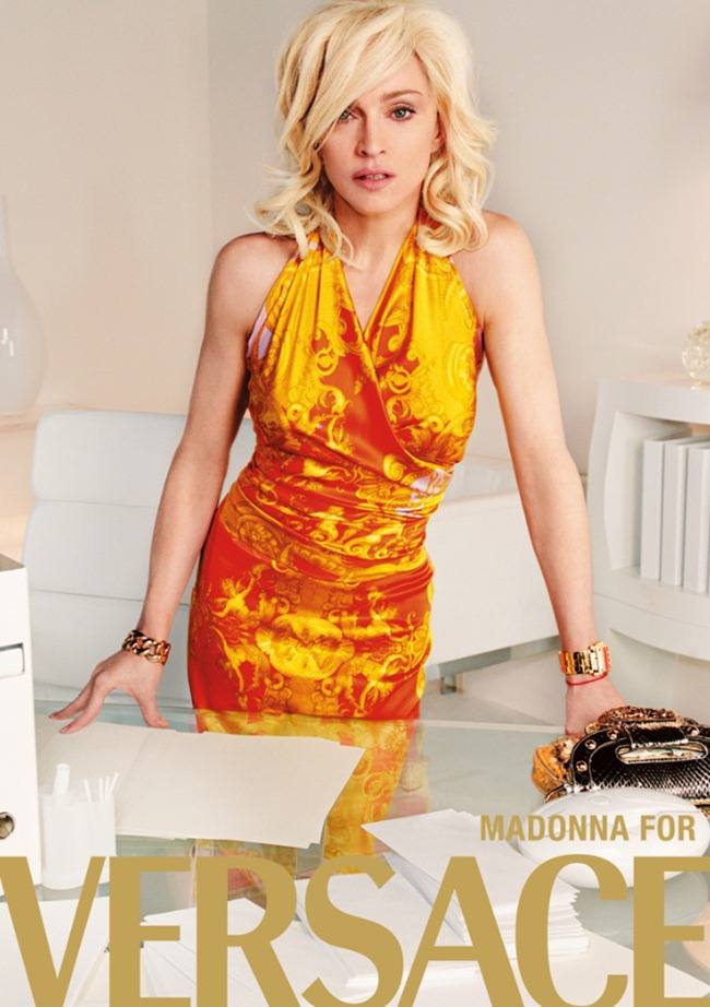 WE ♥ VERSACE: MADONNA FOR VERSACE SPRING 2005 BY PHOTOGRAPHER MARIO TESTINO