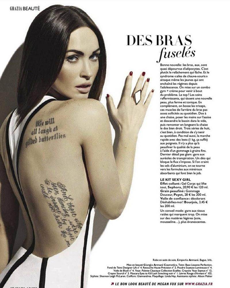 Megan Fox @ Grazia France April 2012