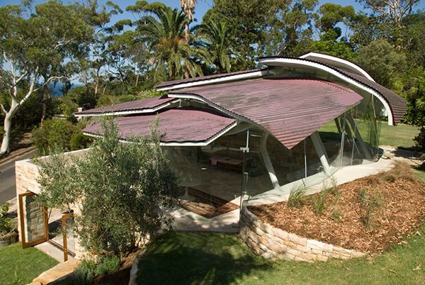 Modern Australian Architecture - Leaf House mimics terrain