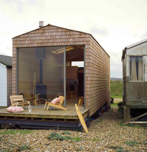 Small Beach Cottage - compact waterfront cottage design that is coziest ever!