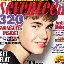 Chloe Moretz and Justin Bieber take Seventeen's May 2012 cover, on newsstands April 17. The 15-year-