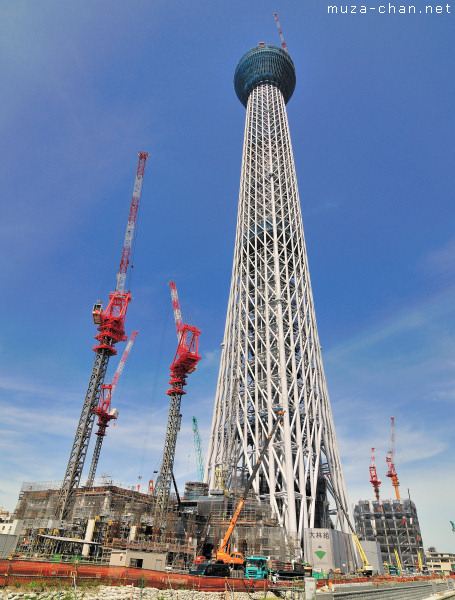 ญี่ปุ่นสร้างตึกหอคอย"Sky Tree"เสร็จแล้ว ผงาดทุบสถิติสูงที่สุดของโลก