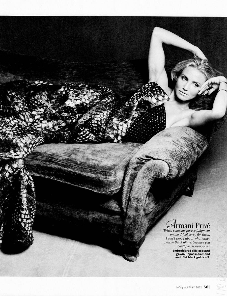 Cameron Diaz @ InStyle US May 2012