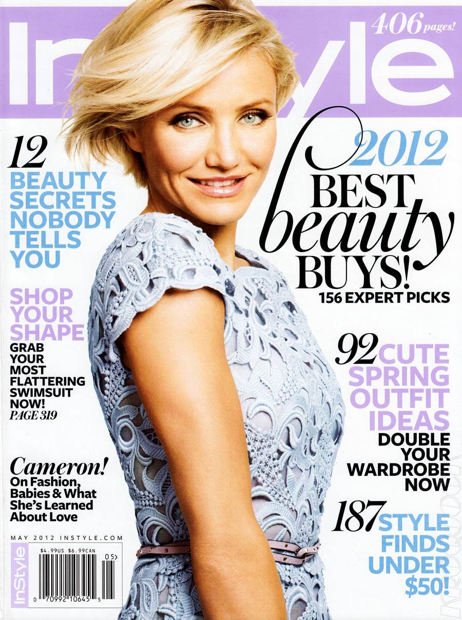 Cameron Diaz @ InStyle US May 2012