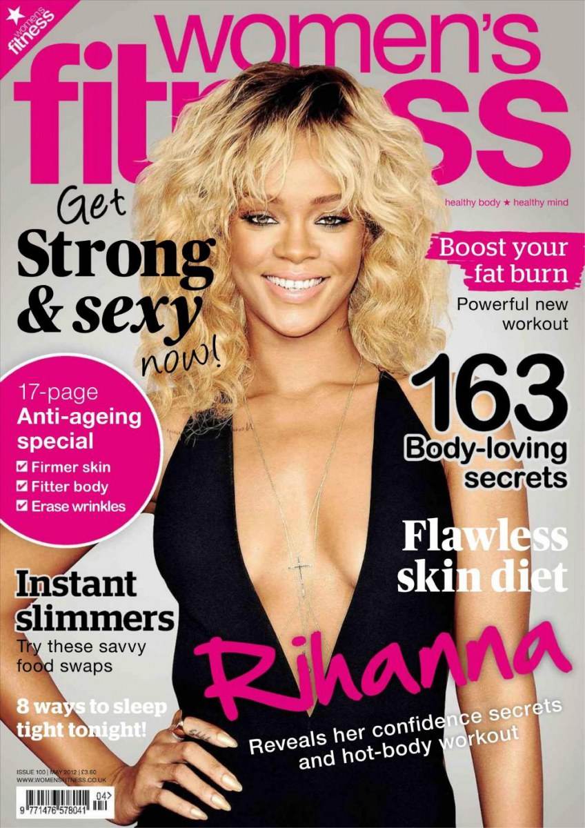 Rihanna @ women's fitness issue 100 May 2012