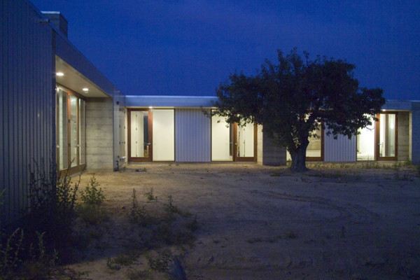 Prefabricated Concrete Home in Sonoma County, CA - aligned with the orchard!