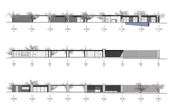 Prefabricated Concrete Home in Sonoma County, CA - aligned with the orchard!