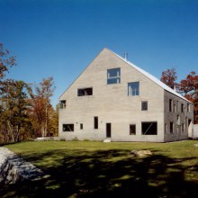 Modern Barn Home - Dutch Barn Frame within a home, transported & restored!