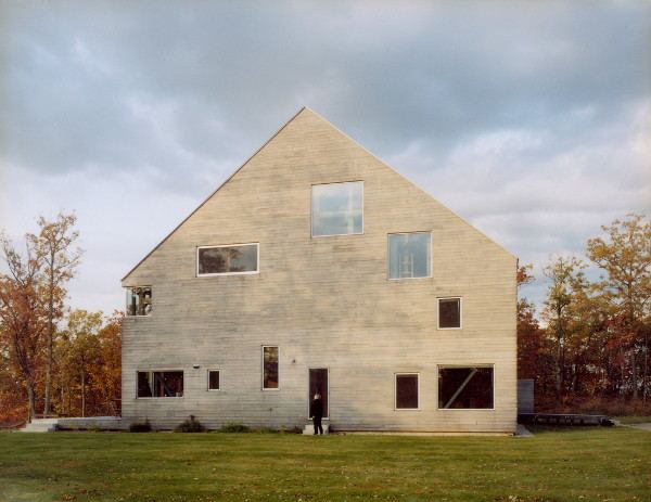 Modern Barn Home - Dutch Barn Frame within a home, transported & restored!