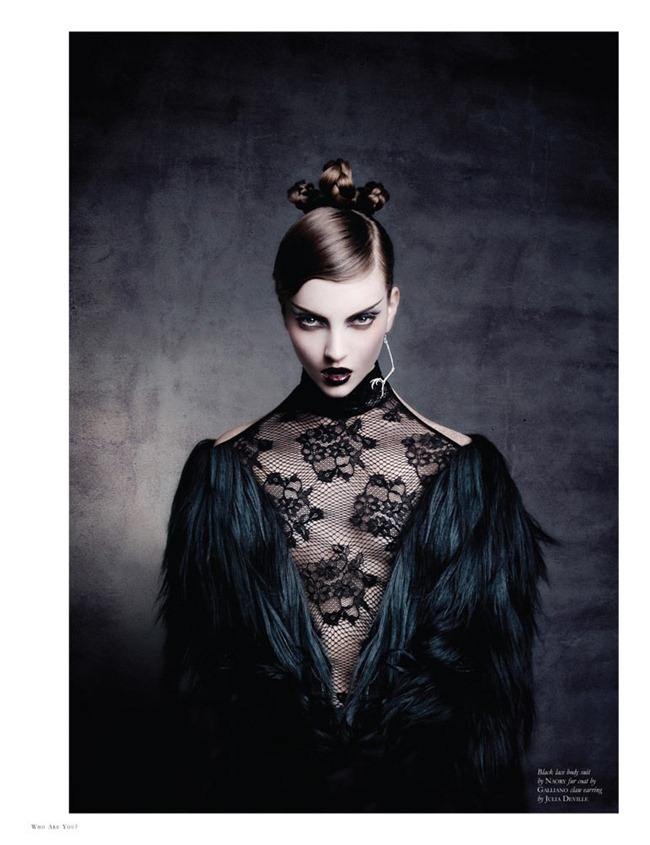 BLACK MAGAZINE: CODIE YOUNG IN "A GOD IN AN ALCOVE" BY PHOTOGRAPHER THOM KERR