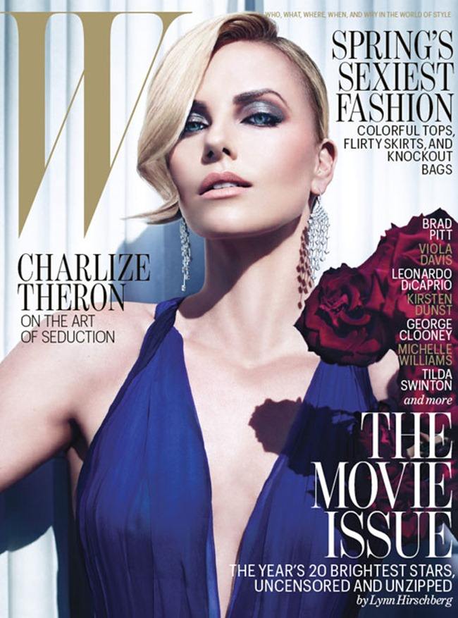 W MAGAZINE: CHARLIZE THERON BY PHOTOGRAPHER MARIO SORRENTI