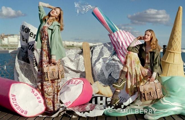 CAMPAIGN: LINDSEY WIXSON & FRIDA GUSTAVSSON FOR MULBERRY SPRING 2012 BY PHOTOGRAPHER TIM WALKER