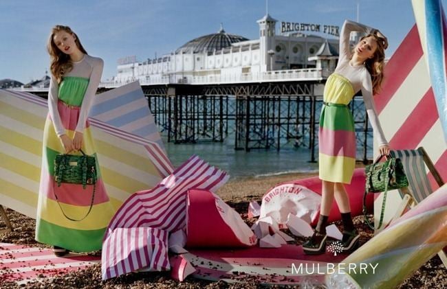 CAMPAIGN: LINDSEY WIXSON & FRIDA GUSTAVSSON FOR MULBERRY SPRING 2012 BY PHOTOGRAPHER TIM WALKER