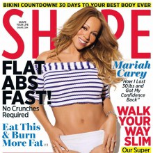 Mariah carey @ Shape May 2012