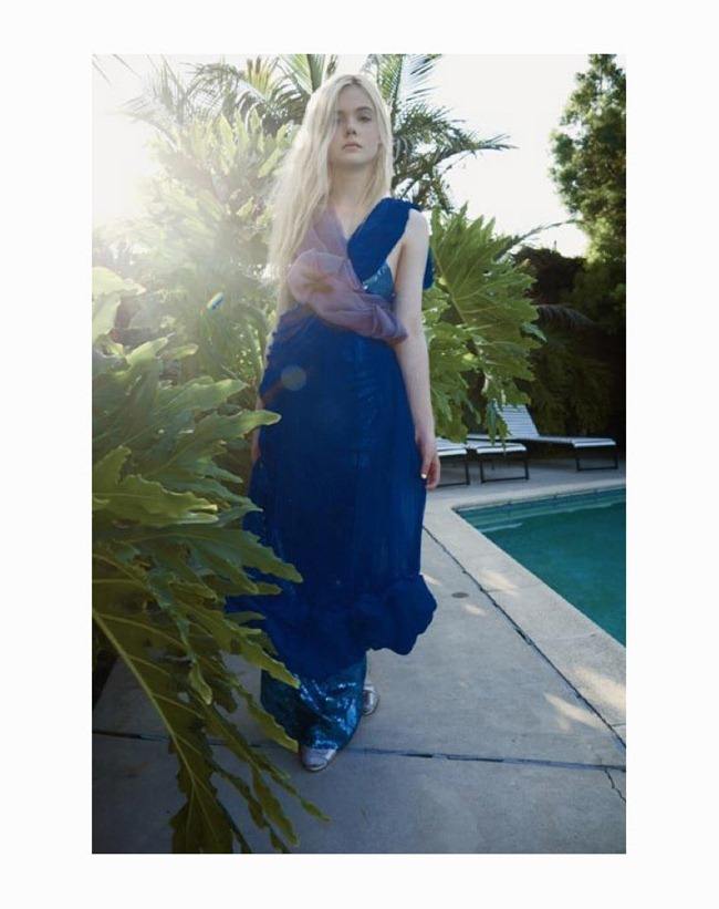 A MAGAZINE: ELLE FANNING IN "RODARTE" BY PHOTOGRAPHER BILL OWENS