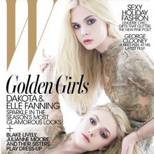 W MAGAZINE: DAKOTA FANNING & ELLE FANNING BY PHOTOGRAPHER MARIO SORRENTI