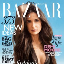 HARPER'S BAZAAR MAGAZINE: DEMI MOORE & AMANDA DE CADENET BY PHOTOGRAPHER CEDRIC BUCHET