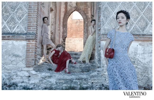 CAMPAIGN: BETTE FRANKE, FEI FEI SUN, ZUZANNA BIJOCH & MAUD WELZEN FOR VALENTINO SPRING 2012 BY PHOTO