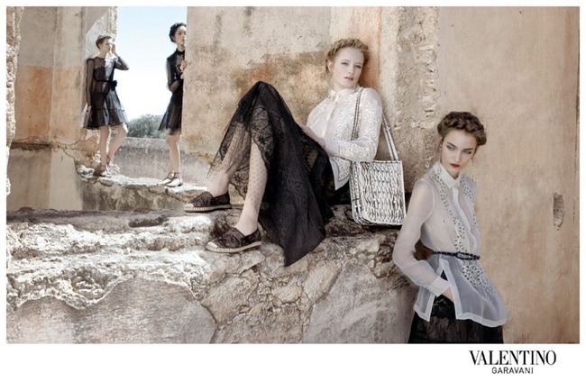 CAMPAIGN: BETTE FRANKE, FEI FEI SUN, ZUZANNA BIJOCH & MAUD WELZEN FOR VALENTINO SPRING 2012 BY PHOTO