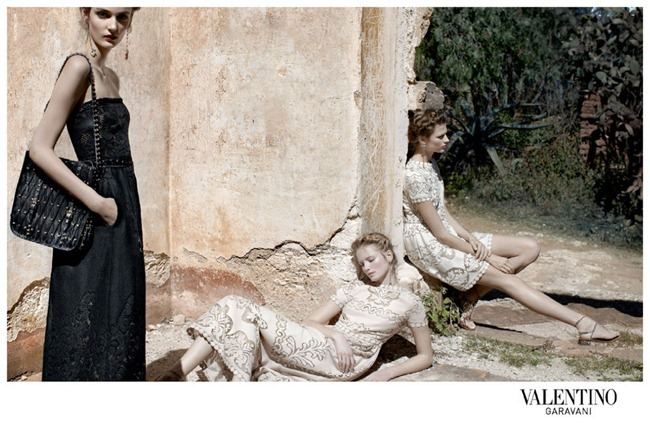 CAMPAIGN: BETTE FRANKE, FEI FEI SUN, ZUZANNA BIJOCH & MAUD WELZEN FOR VALENTINO SPRING 2012 BY PHOTO