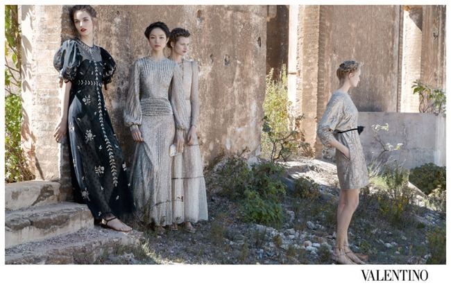 CAMPAIGN: BETTE FRANKE, FEI FEI SUN, ZUZANNA BIJOCH & MAUD WELZEN FOR VALENTINO SPRING 2012 BY PHOTO