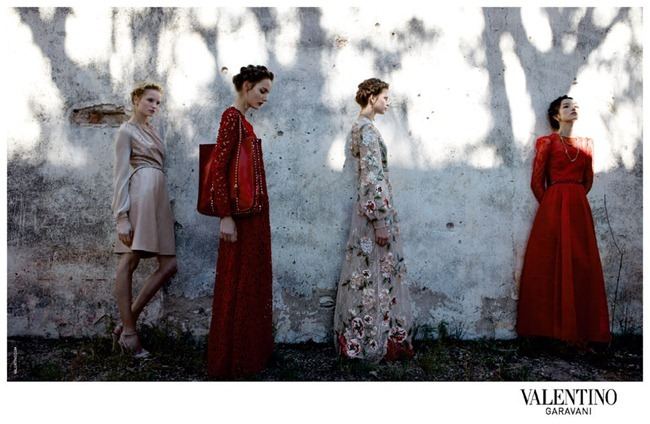 CAMPAIGN: BETTE FRANKE, FEI FEI SUN, ZUZANNA BIJOCH & MAUD WELZEN FOR VALENTINO SPRING 2012 BY PHOTO