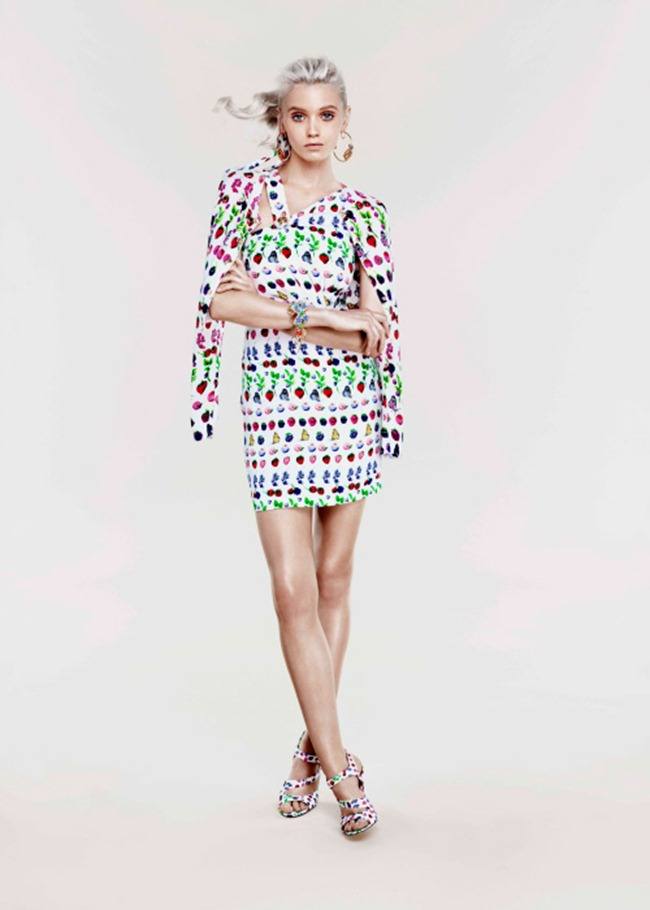 LOOKBOOK: ABBEY LEE KERSHAW FOR VERSACE FOR H&M CRUISE 2012