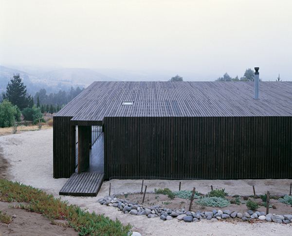 Wooden Home Design - wrap around deck house in Chile is literally wrapped ... in deck