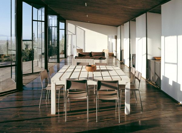 Wooden Home Design - wrap around deck house in Chile is literally wrapped ... in deck