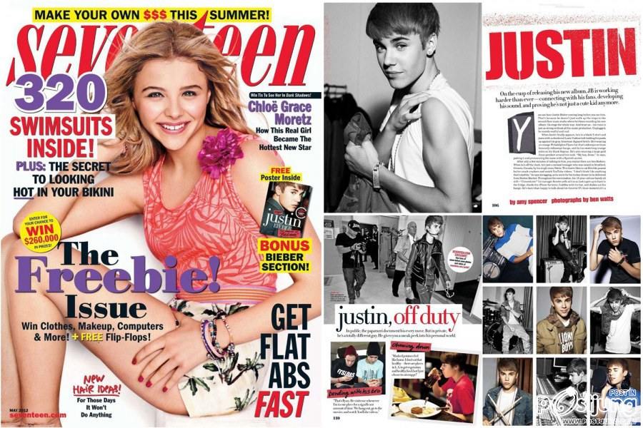 Justin Bieber @ Seventeen May 2012