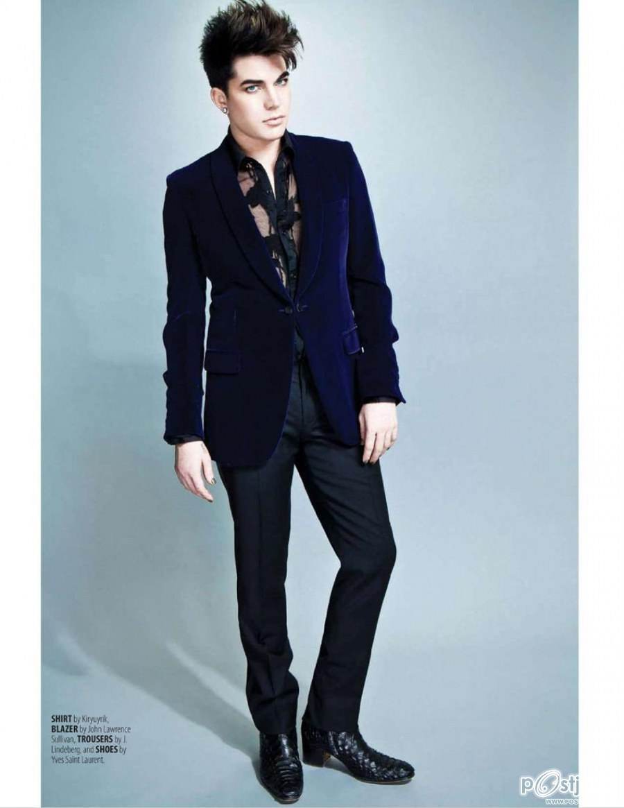 Adam Lambert @ FAULT No.10 Spring 2012