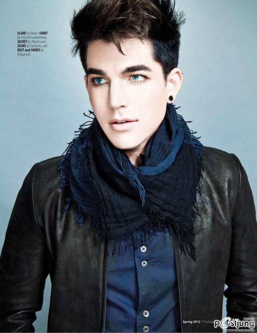 Adam Lambert @ FAULT No.10 Spring 2012