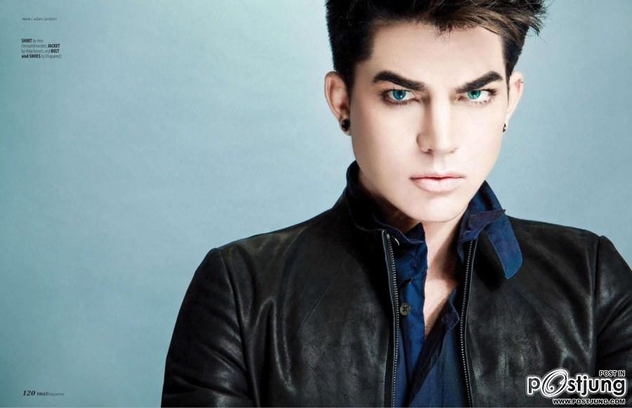 Adam Lambert @ FAULT No.10 Spring 2012