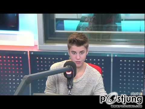 วีดีโอสัมภาษณ์เต็มหนุ่ม Justin Bieber ที่ Capital Breakfast