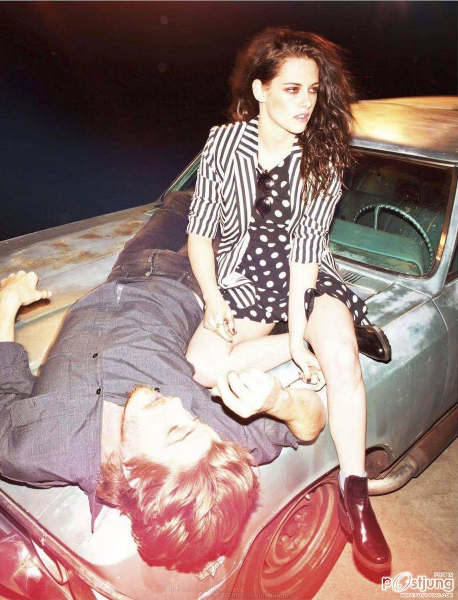 Kristen Stewart & Garrett Hedlund @ Jalouse Magazine May 2012