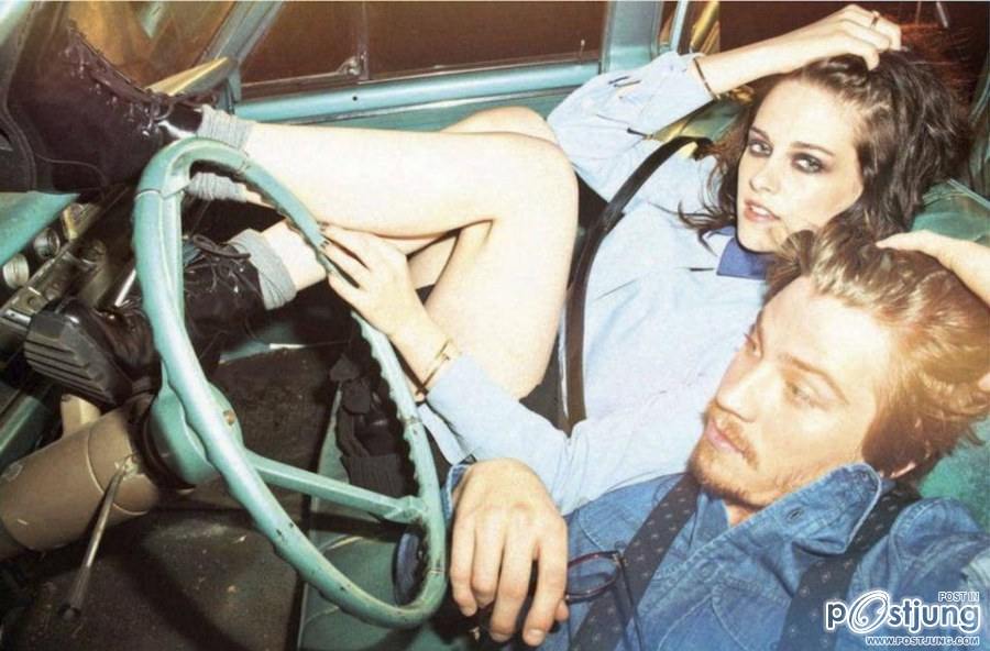 Kristen Stewart & Garrett Hedlund @ Jalouse Magazine May 2012