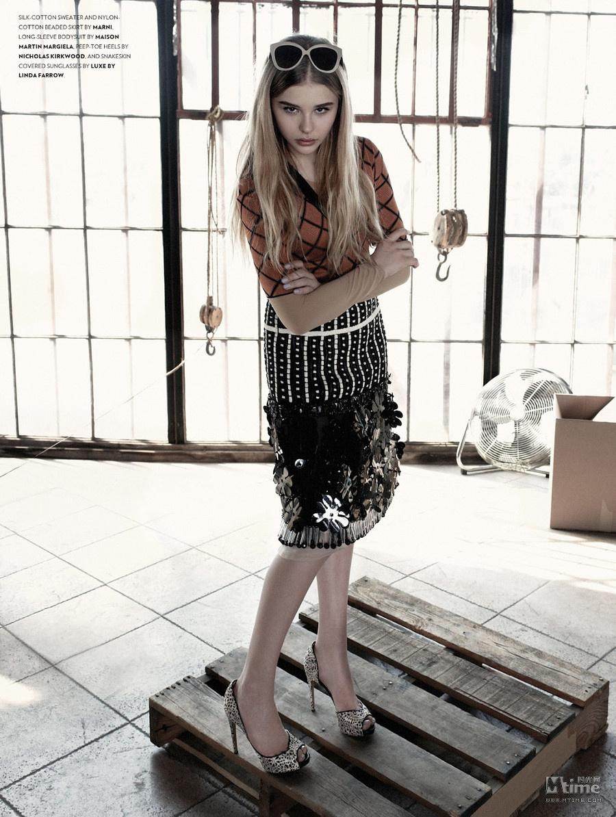 Chloe Moretz @ Flaunt magazine S/S 2012