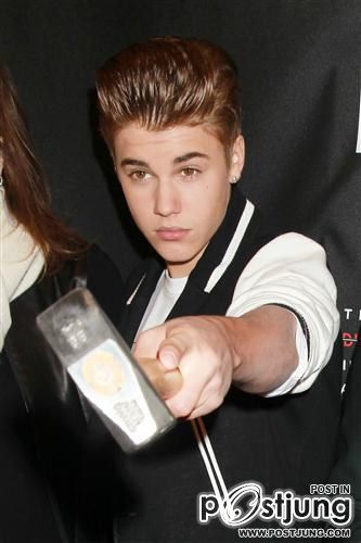 Justin Bieber at the Tribeca Film (April 27) :D