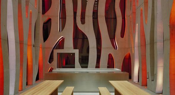 Light Architecture - LED House Illuminates Lake Constance in Switzerland