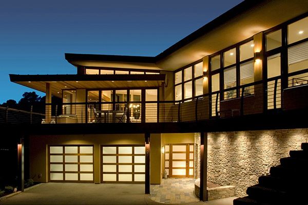 Contemporary Home in Mill Valley, California - earth-inspired luxury hillside home