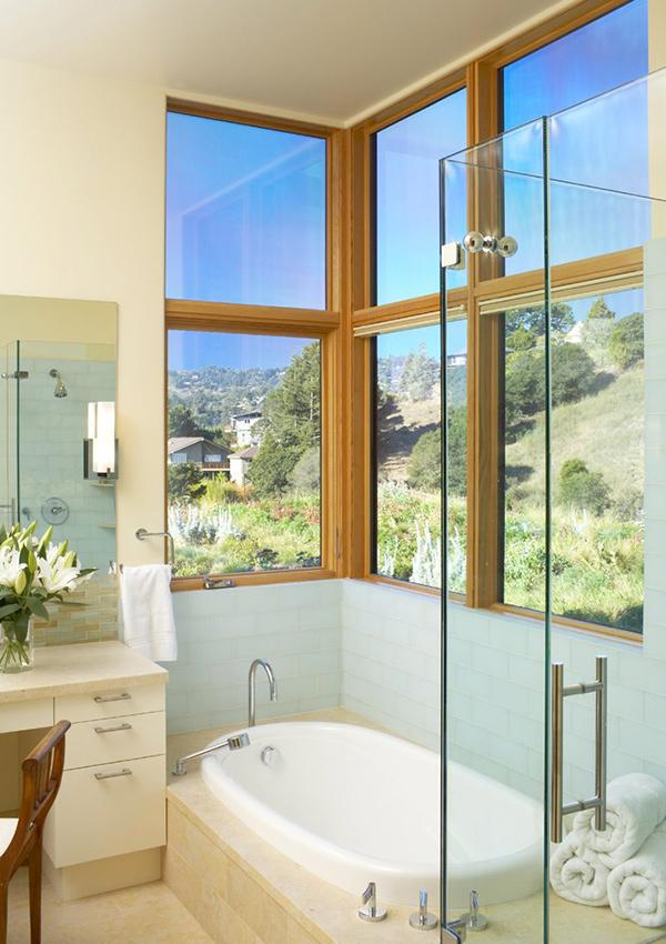 Contemporary Home in Mill Valley, California - earth-inspired luxury hillside home