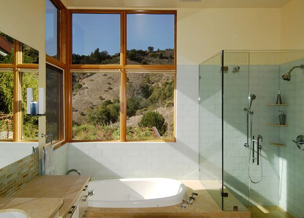 Contemporary Home in Mill Valley, California - earth-inspired luxury hillside home