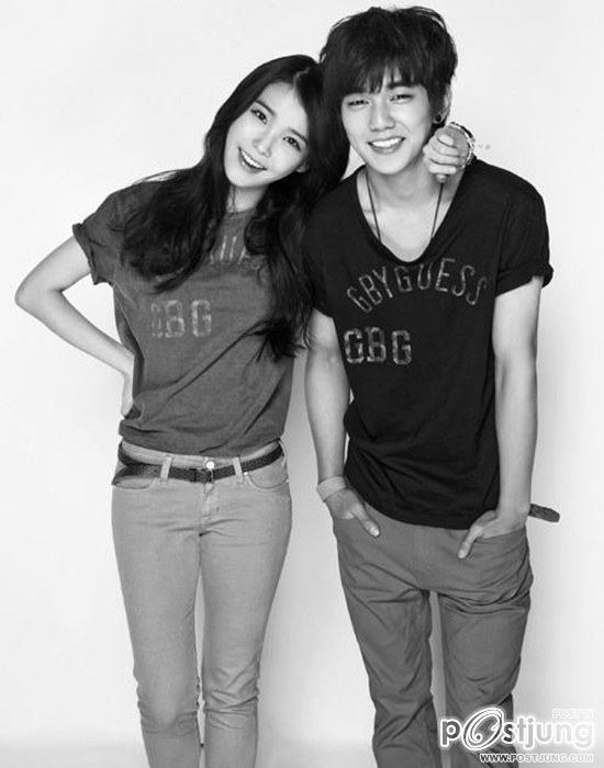 IU & Yoo Seung Ho @ G by Guess S/S 2012