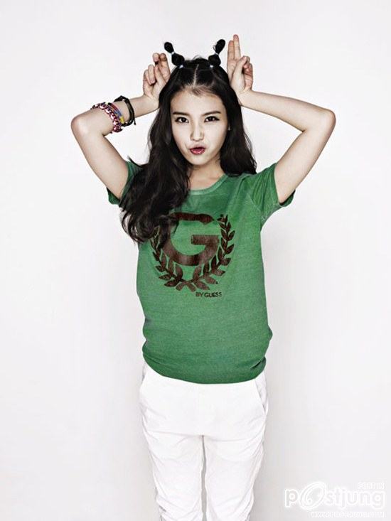 IU & Yoo Seung Ho @ G by Guess S/S 2012