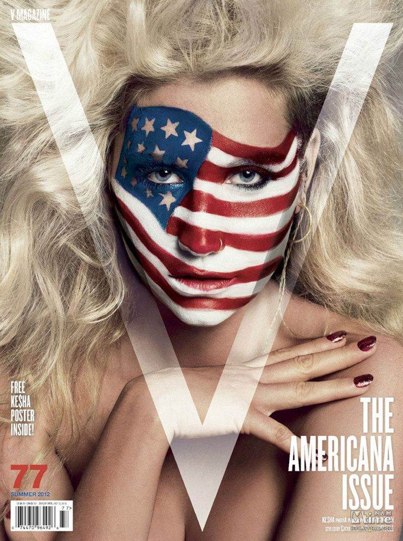 Ke$ha @ V Magazine #77 Summer 2012